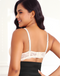 Plus Size Plunge Lace Push Up Bra with Adjustable Straps