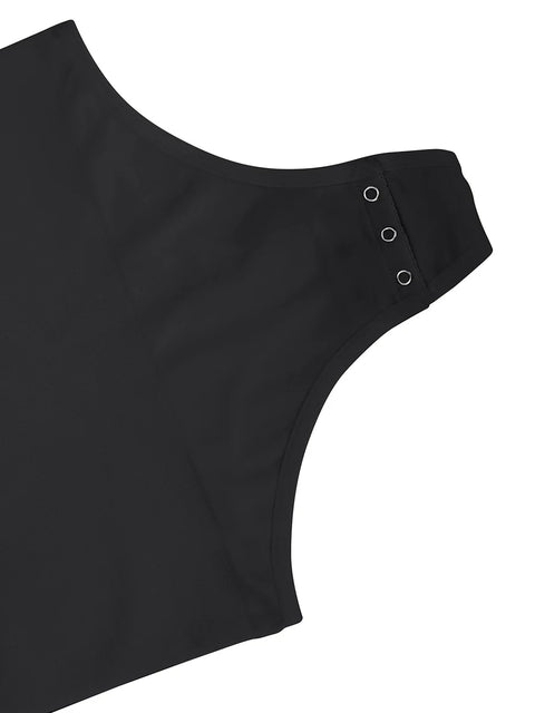 Waist Control Halter Neck Shapewear Bodysuit