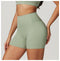 Women High Waist Hip Lifting Shapewear Gym Shorts
