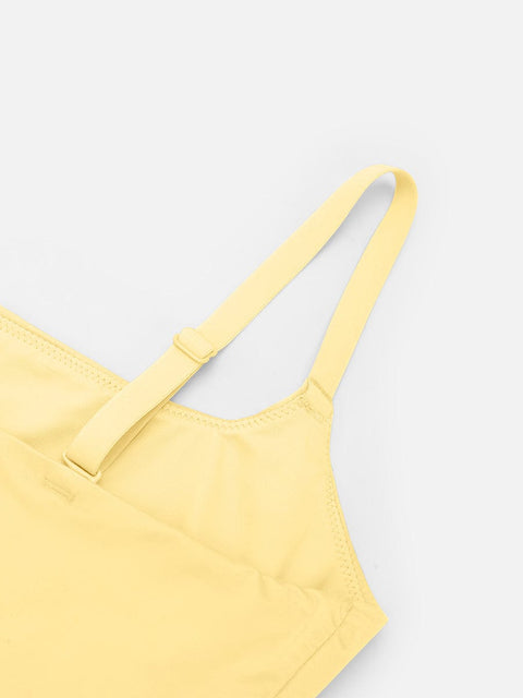Curvypower Apparel & Accessories > Clothing > Tops > Tank Tops Scoop Neck Tank Top with Light Shaping and Anti-Sheer Bust Lining
