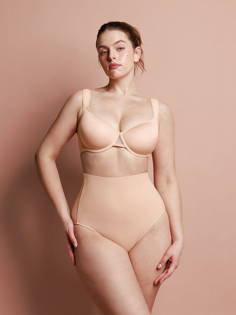 Curvypower Apparel & Accessories > Clothing > Underwear & Socks > Bras Full Coverage Underwire Bra with Memory Foam Cups and Side Support