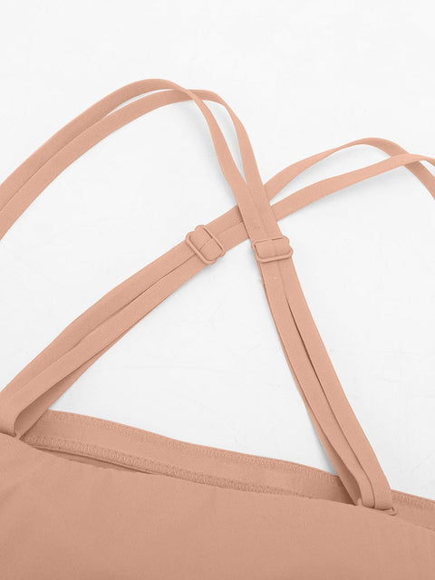 Curvypower Apparel & Accessories > Clothing > Underwear & Socks > Bras Strapless Anti-Slip Bandeau Bra with Fixed Molded Cups and FeelSoft Fabric
