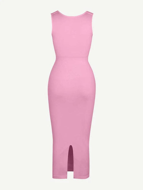 CurvyPower | UK Bodycon Seamless 360° Waist Control Long Shaping Bodycon