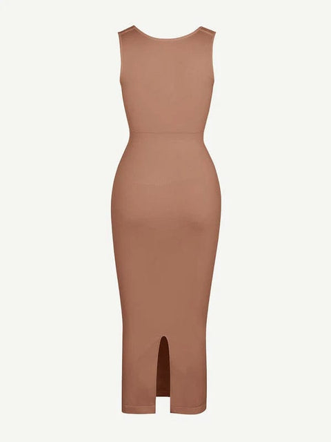 CurvyPower | UK Bodycon Seamless 360° Waist Control Long Shaping Bodycon