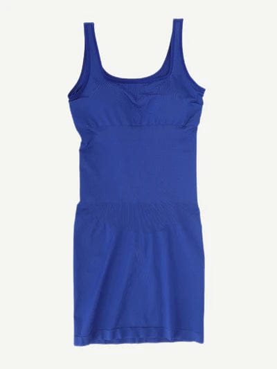 CurvyPower | UK Bodycon Square Neck Midi Dress Shapewear Bodycon With Removable Pads