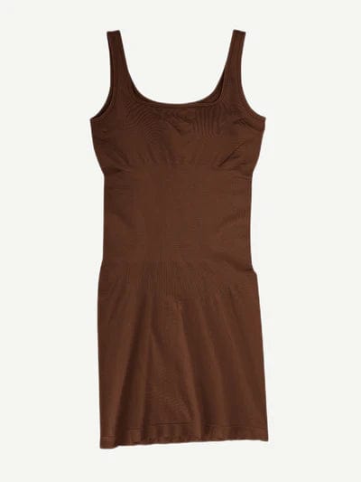 CurvyPower | UK Bodycon Square Neck Midi Dress Shapewear Bodycon With Removable Pads
