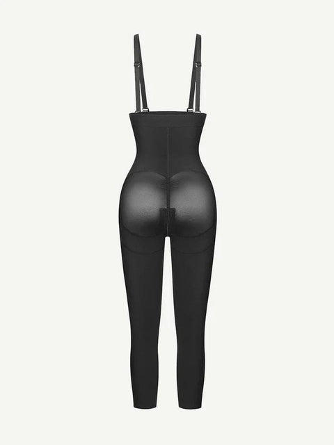 CurvyPower | UK bodysuit Adjustable Straps Open-Bust Tummy Control Shapewear Bodysuit