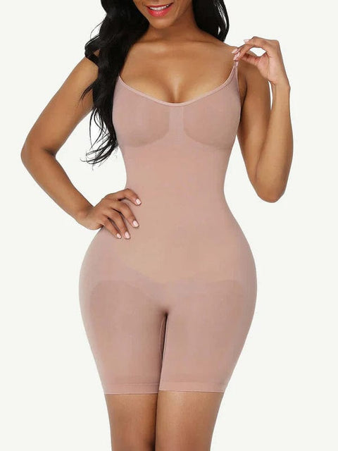 CurvyPower | UK bodysuit Beige / XS/S / Regular Style Seamless Slimming Tummy Control Shapewear Bodysuit