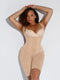 CurvyPower | UK bodysuit Beige / XS U Shaped Open Bust Tummy Control Shapewear Bodysuit