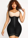 CurvyPower | UK bodysuit Black / S Open Bust Compression Bodysuit with Steel Boning for Women’s Tummy Control