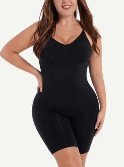 CurvyPower | UK bodysuit Black / XS/S Low Back Shapewear Tummy Control Bodysuit