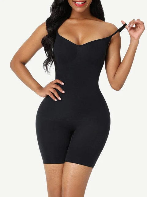 CurvyPower | UK bodysuit Black / XS/S / Regular Style Seamless Slimming Tummy Control Shapewear Bodysuit