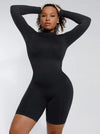 CurvyPower | UK bodysuit Black / XS/S Seamless Waist Cincher Bodysuit Shapewear with Removable Cups
