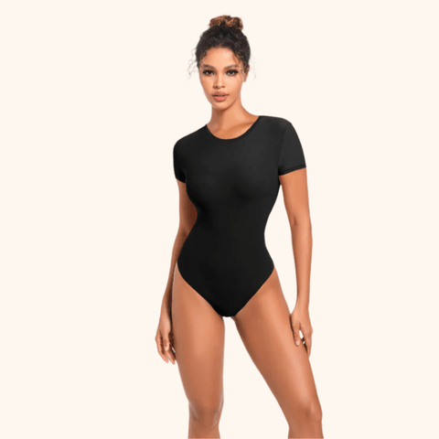 CurvyPower | UK bodysuit Black / XS Seamless One Piece Shapewear Bodysuit for Waist and Tummy Control