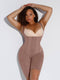 CurvyPower | UK bodysuit Brown / XS U Shaped Open Bust Tummy Control Shapewear Bodysuit