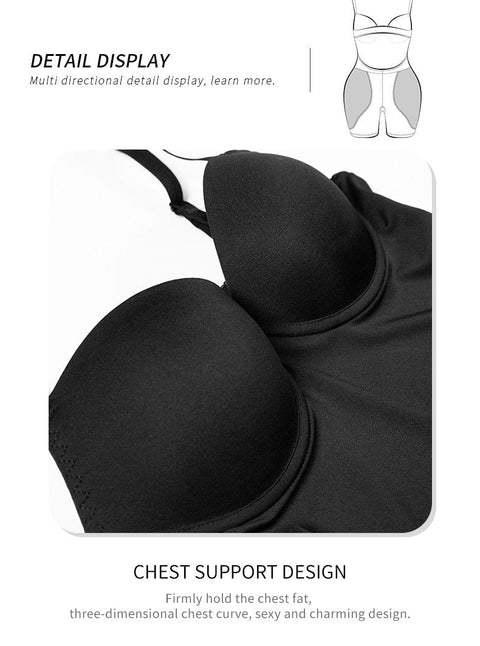 CurvyPower | UK bodysuit Bum Lifter Shapewear Bodysuit with Hip Pads