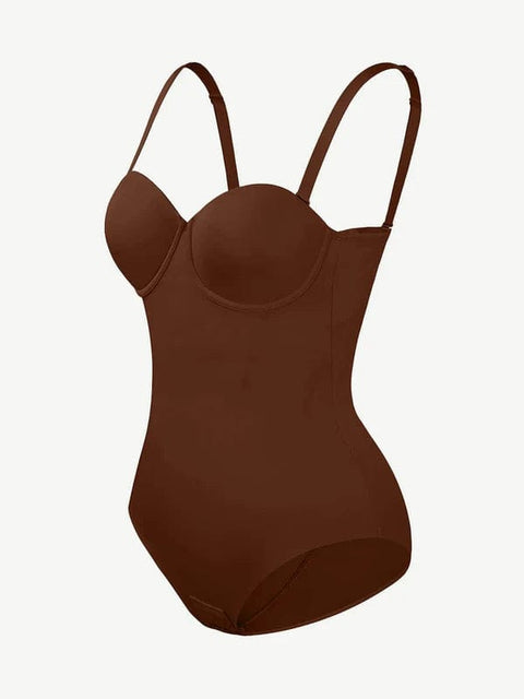 CurvyPower | UK bodysuit Bust Capped Shapewear Tummy Control Bodysuit