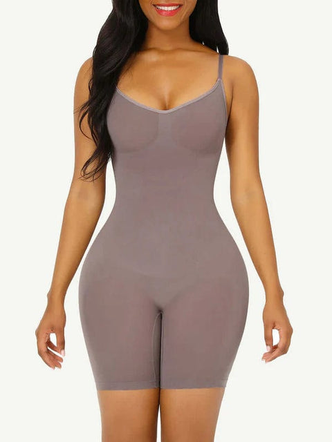 CurvyPower | UK bodysuit Dark Purple / XS/S / Regular Style Seamless Slimming Tummy Control Shapewear Bodysuit