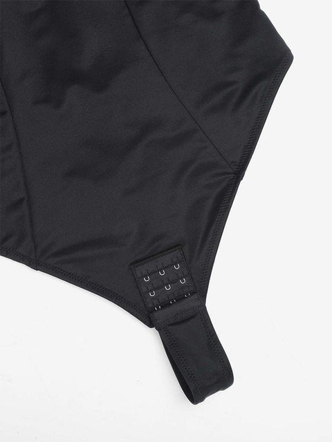 CurvyPower | UK bodysuit Deep V-Neck Tummy Control Shapewear Bodysuit