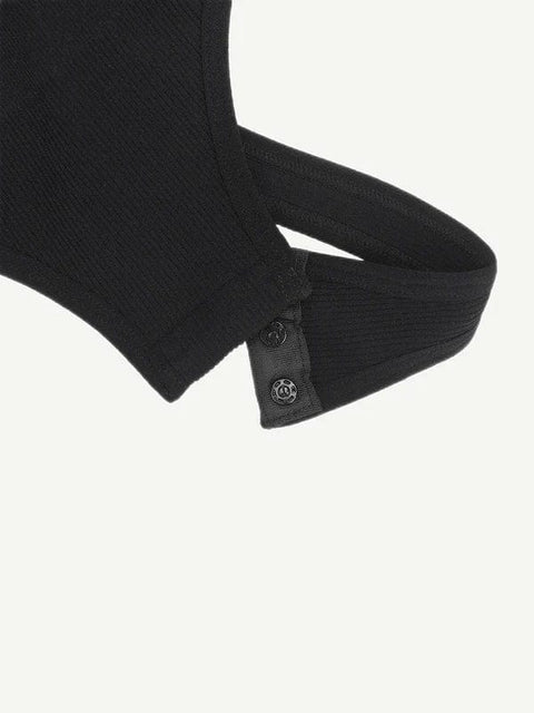 CurvyPower | UK bodysuit Deep V Neck Waist Control Shapewear Thong Bodysuit