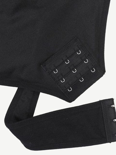 CurvyPower | UK bodysuit Deep V Neck Waist Slimming Shapewear Bodysuit