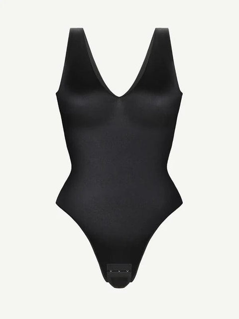 CurvyPower | UK bodysuit Deep V Neck Waist Slimming Shapewear Bodysuit