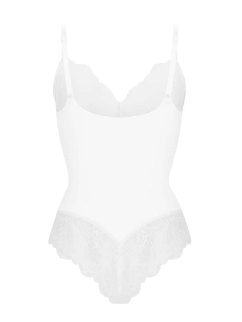 CurvyPower | UK bodysuit Elegant Lace Tummy Control Shapewear Bodysuit