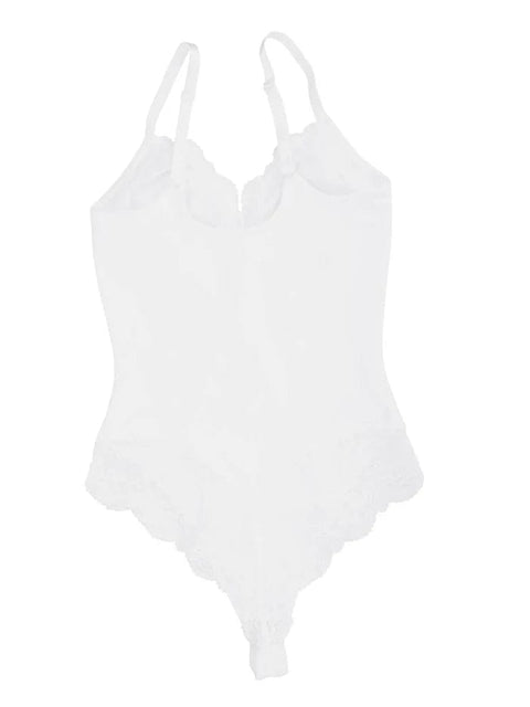 CurvyPower | UK bodysuit Elegant Lace Tummy Control Shapewear Bodysuit
