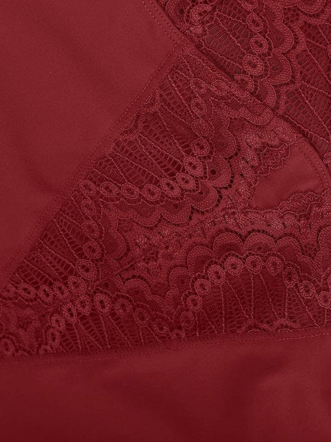 CurvyPower | UK bodysuit Elegant Lace Tummy Control Shapewear Bodysuit