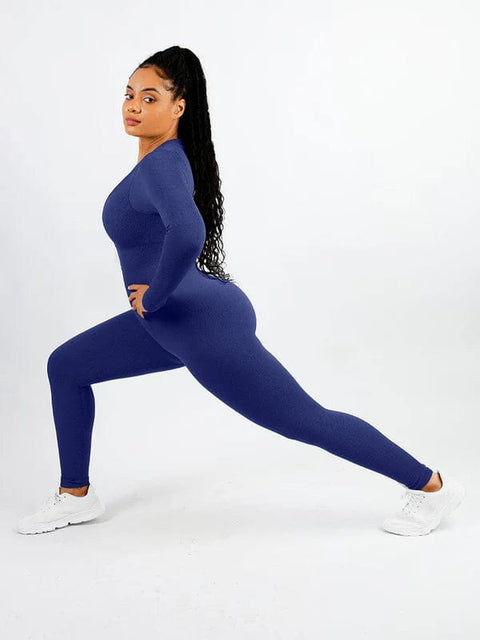 CurvyPower | UK bodysuit Full Body Deep V High Elastic Shaping Bodysuit