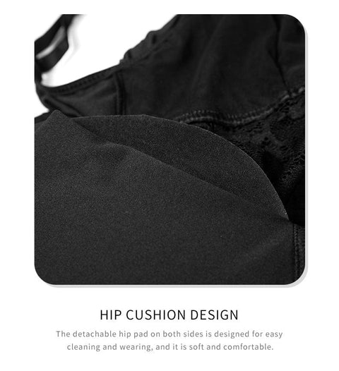 CurvyPower | UK bodysuit Lace Bum Lifting Shaping Bodysuit with Built-In Bra and Hip Pads