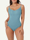 CurvyPower | UK bodysuit Light Blue / XS/S One Piece Tummy Control Shapewear Bodysuit