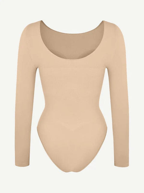CurvyPower | UK bodysuit Long Sleeve Shapewear Tummy Control Bodysuit
