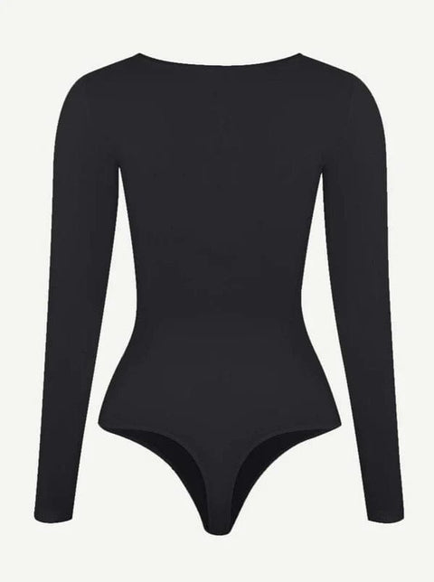 CurvyPower | UK bodysuit Long Sleeve Slimming Shapewear Bodysuit