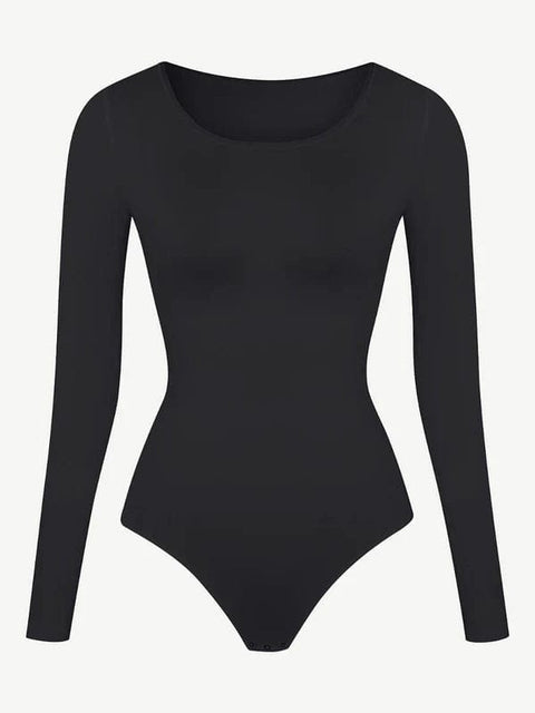 CurvyPower | UK bodysuit Long Sleeve Slimming Shapewear Bodysuit