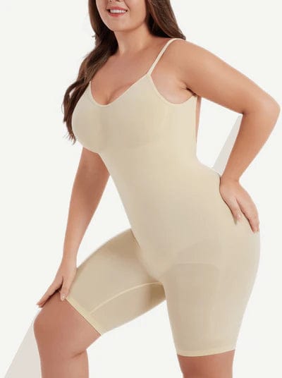 CurvyPower | UK bodysuit Low Back Shapewear Tummy Control Bodysuit