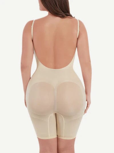 CurvyPower | UK bodysuit Low Back Shapewear Tummy Control Bodysuit