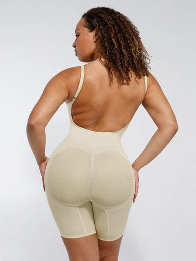 CurvyPower | UK bodysuit Low Back Shapewear Tummy Control Bodysuit