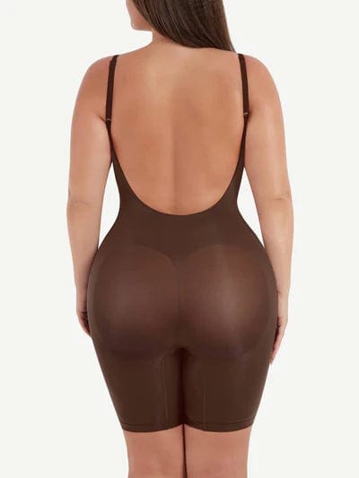 CurvyPower | UK bodysuit Low Back Shapewear Tummy Control Bodysuit