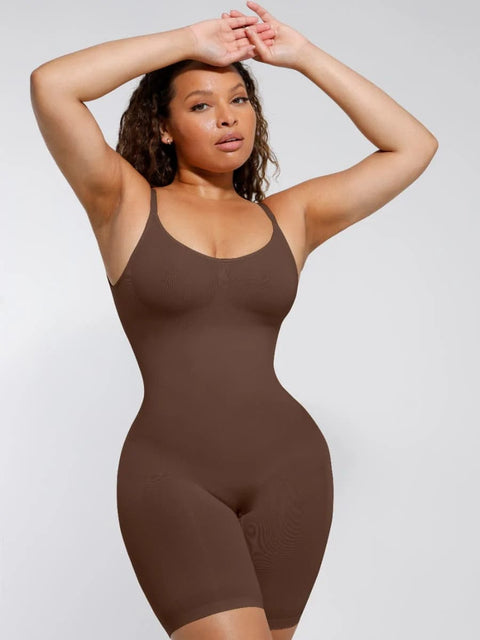 CurvyPower | UK bodysuit Low Back Shapewear Tummy Control Bodysuit