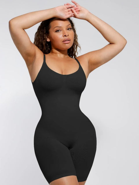 CurvyPower | UK bodysuit Low Back Shapewear Tummy Control Bodysuit