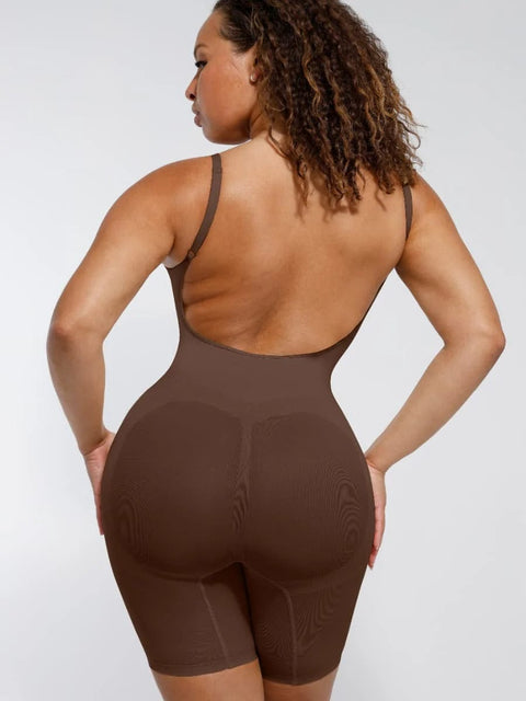 CurvyPower | UK bodysuit Low Back Shapewear Tummy Control Bodysuit