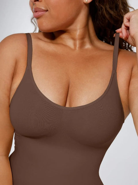 CurvyPower | UK bodysuit Low Back Shapewear Tummy Control Bodysuit