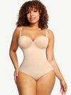CurvyPower | UK bodysuit Nude / S Bust Capped Shapewear Tummy Control Bodysuit