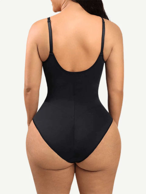 CurvyPower | UK bodysuit One Piece Low Back Tummy Control Shaper Bodysuit