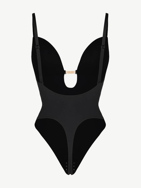 CurvyPower | UK bodysuit One Piece Thong Low Back Shapewear Bodysuit