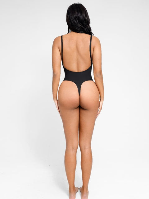 CurvyPower | UK bodysuit One Piece Thong Low Back Shapewear Bodysuit