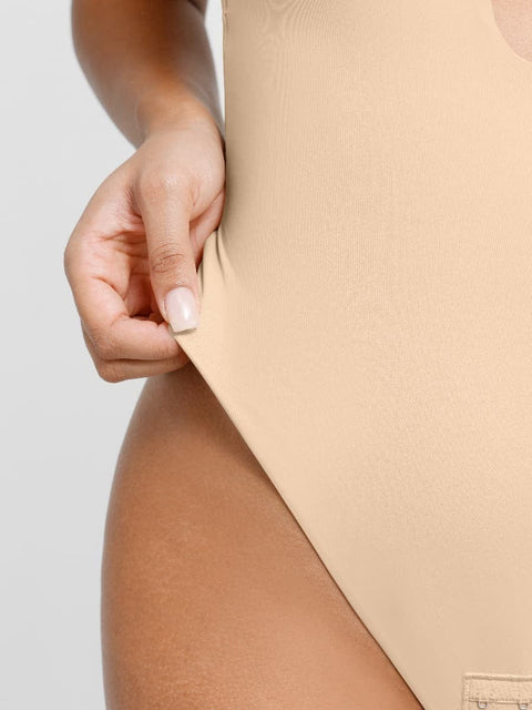 CurvyPower | UK bodysuit One Piece Thong Low Back Shapewear Bodysuit