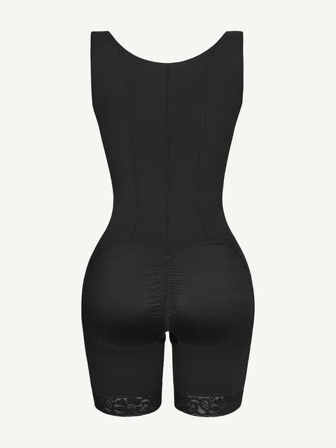 CurvyPower | UK bodysuit Open Bust Compression Bodysuit with Steel Boning for Women’s Tummy Control