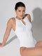 CurvyPower | UK bodysuit Ribbed Seamless Sleeveless Shapewear Bodysuit with Front Zipper